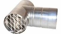 FlexMaster® 2NVTT3 NovaVent® Single-Wall Termination Tee, Stainless Steel, 3 in Dia