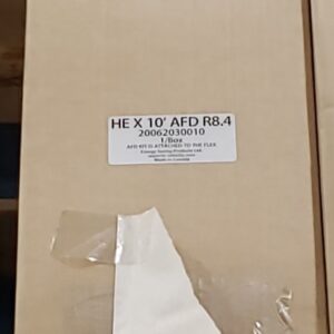 Hi-Velocity 20062030010 Fiberglass Flex Duct, HE x 10 ft L, R8.4, Fiberglass, Galvanized Steel, Polyester