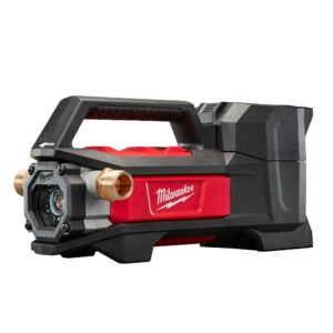 Milwaukee® 2771-20 Transfer Pump, 480 gph Flow Rate, 3/4 in Inlet 3/4 in Outlet, 1/4 hp, 18 VDC, Nitrile Rubber/Plastic