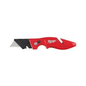 Milwaukee® 48-22-1901 Flip Utility Knife, Double Edged Retractable Blade, Metal Blade, 5 Blades Included, 7-1/4 in OAL