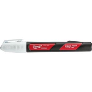 Milwaukee® 48-22-3711 White Paint Marker, Acrylic Nib/Plastic, Red/White
