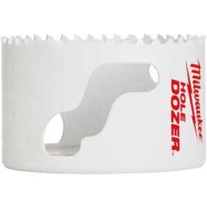 Milwaukee® 49-56-0092 Hole Dozer Hole Saw, 1-5/8 in Dia, 1-5/8 in D Cutting, Bi-Metal/8% Cobalt Cutting Edge, White