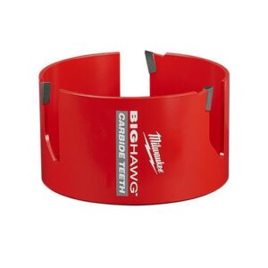 Milwaukee® 49-56-9265 BIG HAWG 49-56 Hole Saw, 4-5/8 in Dia, 2-7/16 in D Cutting, Carbide Cutting Edge