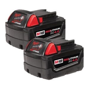 Milwaukee® 48-11-1842C Battery, 4 ah Battery Lithium-Ion Battery, 18 V Charge